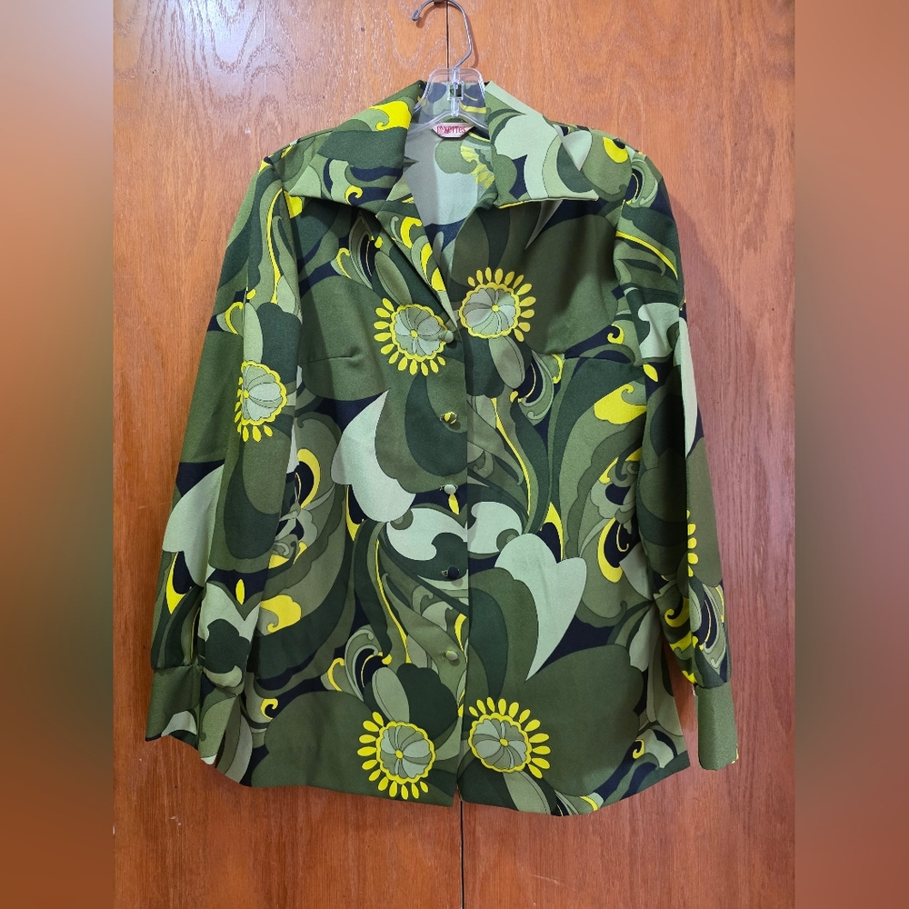 Vintage Pykettes 60s Hippy Boho Shirt